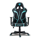 Cadeira Gamer Dazz Legacy Series Preto/azul - 62000144 Cor Preto E Azul