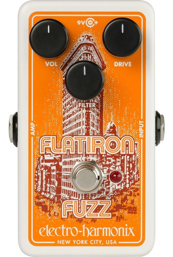 Pedal Fuzz Electro Harmonix Flatiron Para Guitarra