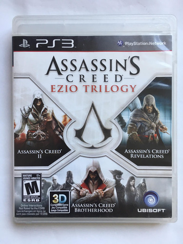 Assassin's Creed Ezio Trilogy 3 En 1 Ps3 Fisico Envios 