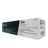 Cartucho De Toner Hp 126a (ce312a) Amarillo, 100% Original