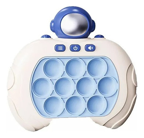 Pop-it Mini Gamer Brinquedo Anti Stress Popit Eletrônico Som Cor Pop It Astronauta