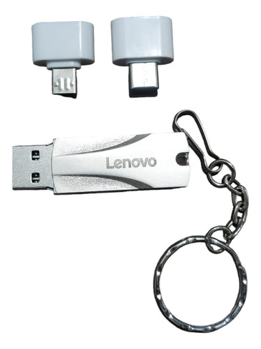 Pendrive Lenovo 2tb  Metal  Ultra Rapido Com Adap.brindes 