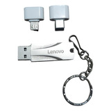 Pendrive Lenovo 2tb  Metal  Ultra Rapido Com Adap.brindes 