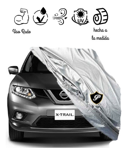 Cover/cubre Suv's Nissan Xtrail ,afelpada Broche 2013-2017