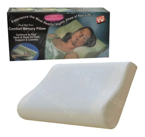 Almohada Foam Ortopédica Memoria Cuello Espalda Postura