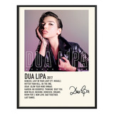 Poster Dua Lipa Album Music Tracklist Exitos Dua Lipa 45x30