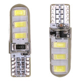 10 Focos Led 5730 6smd T10 Pellizco 2w Luz Extrobo Y Fijo