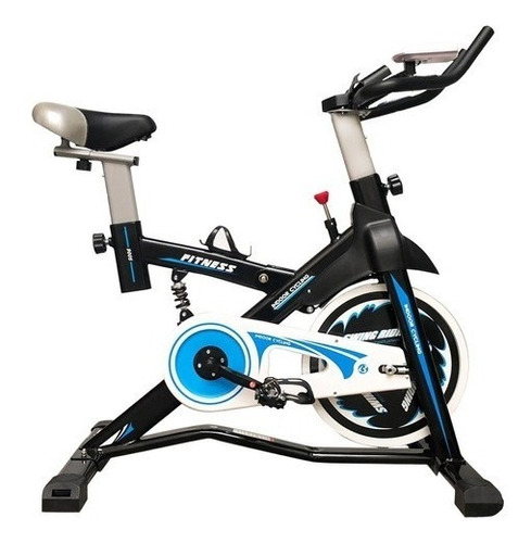 Bicicleta Spinning Pro Resistencia 13kg Disco 8kg - El Rey