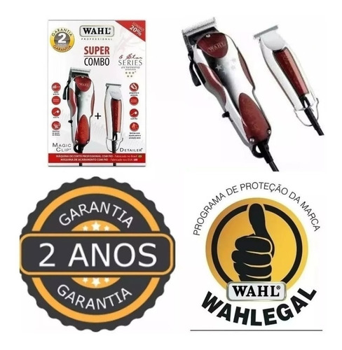 Combo Magic Clip V9000 110+ Detailer Bivolt + De Anos Gara 2