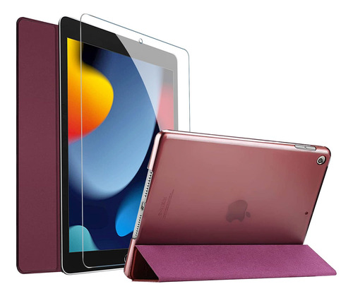 Funda Para iPad Procase 10.2 9na/8va/7ma Gen+vidrio Templado