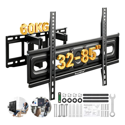 Soporte Base Tv Brazo Para Pantallas Monitor 32-85 Pulgadas. BeaoWink. Capacidad Máxima De Carga: 60 Kg. Distancia Máxima Entre Orificios: 600 X 400 Mm | Envío gratis