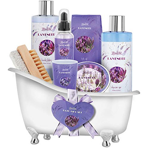 Relajante Cestas De Lavanda Spa Baño Regalo Para Mujeres Niñ