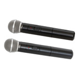 Microfono Doble Inalambrico Profesional Uhf Parquer Cuota