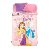 Acolchado Infantil Cuna Funcional Princesas Princess Disney