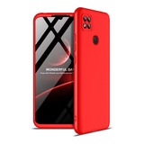 Capa Capinha 360 Fosca Para Xiaomi Redmi 10a Anti Impacto Cor Vermelho