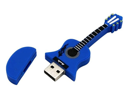 Memoria Usb 2tb 2.0 Guitarra Azul