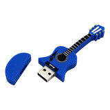 Memoria Usb 2tb 2.0 Guitarra Azul