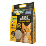 Arena Sanitaria Zooper Cat Control De Olores Aglutinante 7kg