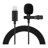 Microfono Corbatero Lavalier Para Lightning iPhone iPad Hio6