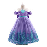 Vestido De Sirenita Sirena Princesa Fiesta Para Niñas