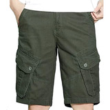 Bermuda Tipo Cargo Work Shorts Táticos Uso Tudo