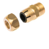 Adaptador Conector Para Mangueira Cobre 1/2 Macho Latão