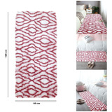 Alfombra Bajada De Cama Peluda Felpa - 60x120 - Estampada #1