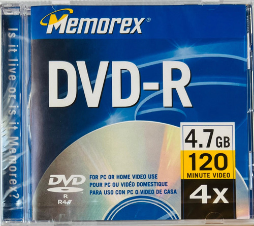 Lote X9 Cds Vírgenes Memorex Dvd-r 4.7gb/120min Nuevos