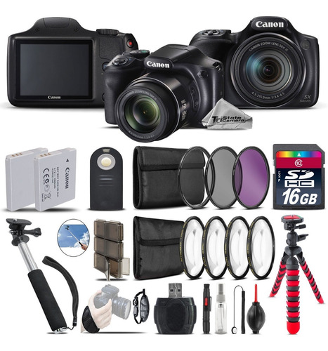 Canon Powershot Sx 540 Hs Wi-fi Cámara Digital + Accesorios