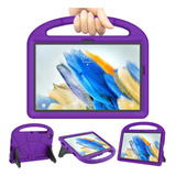 Funda Para Galaxy Tab A8 10.5 In Para Niños Morado