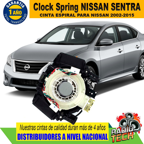 Clock Spring Nissan Sentra Navara Xtrail Tida Murano Qashqai Foto 2