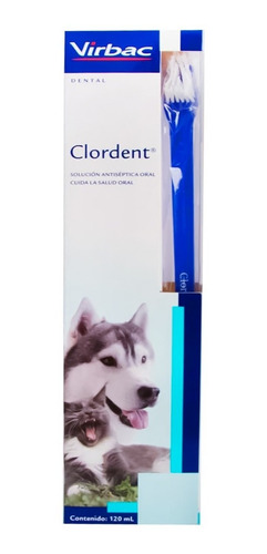 Solución Antiséptica Oral Clordent 120 Ml Perros Y Gatos