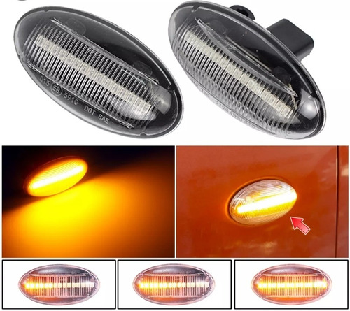 Led Giro Guardabarro Dinamico Peugeot 206 207 307 Partner X2