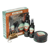 Kit Balm + Óleo + Pomada Para Cabelo + Pente - Com Brinde