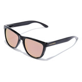 Lentes De Sol Hawkers Polarizados One Raw Hombre Y Mujer Diseño Negro/dorado Rosa Polarizado