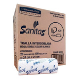 Sanitas Kimberly Clark, Caja Toalla Para Manos Interdoblada