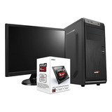 Pc Escritorio Computadora Ryzen 5 5600g 8gb Ssd 240 Monitor