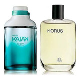 Kaiak Aero Masculino E Horus De Natura. Kit Com 02 Produtos 