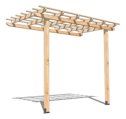 Pergola / Cobertizo Madera Modelo Clasico 1