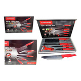 Juego X6  Cuchillos Set De Cuchillo Chef Cocina Picador