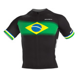 Camisa Ciclismo Ert New Elite Campeão Brasileiro Sem Gola