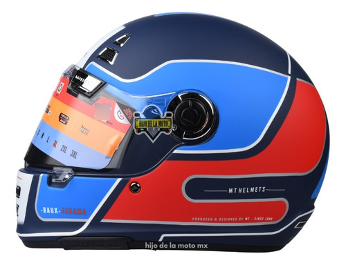 Casco Integral Mt Jarama Baux E15 - Rojo Mate