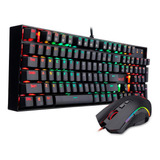 Kit Gamer Redragon Teclado Mecánico Mitra + Mouse Griffin 