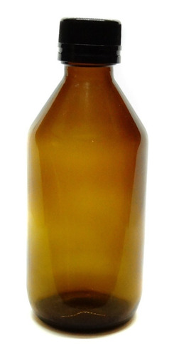3 Frascos Botella Jarabe 250 Cc Con Tapa Plastica Presinto