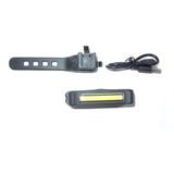 Luz Doble Funcion Para Bicicleta 150 Lumens Recargable