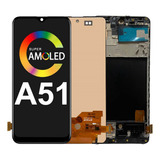 Q Pantalla Táctil Amoled Con Marco Para Samsung A51 4g A515