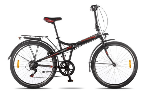 Bicicleta Plegable Aurora Aurorita Folding F26 + Accesorios