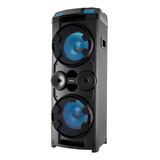 Caixa Som Acústico Pcx20000 Portátil Luzes Bluetooth 1800w