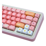 Zxmicyfa Teclas Pbt, Perfil Moa Cute Orb Theme Keycap Set Mx