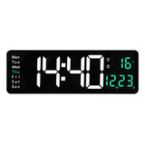 Reloj De Pared Digital Led 3d Moderno De 16 Pulgadas Para Ex